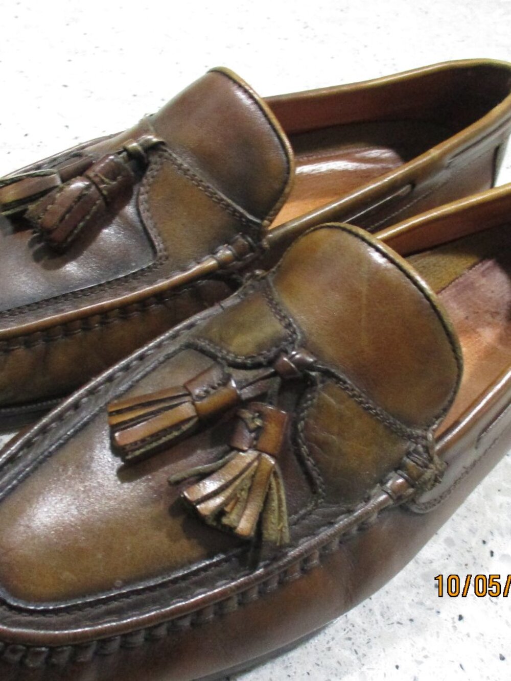 Johnston & Murphy tassel loafers, size 11 1/2 M